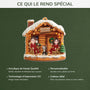 6638OFR4 effet dimpression 3d ornement noel acrylique personnalise couple toi  moi et le chat 6638otyad