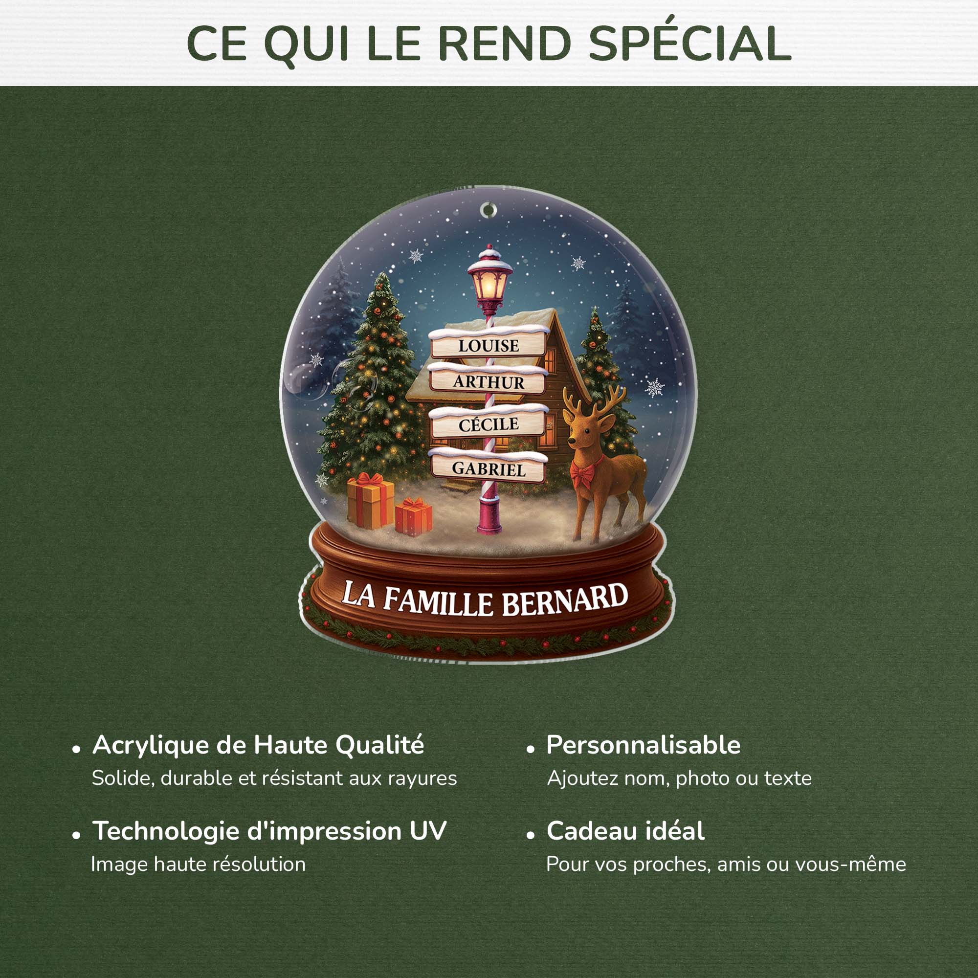 6643OFR3 effet dimpression 3d ornement noel acrylique personnalise famille boule a neige magique 6643otl5i_2c309eed e9be 4582 af81 2466fd1f4a1b