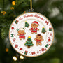 6645OFR1 effet dimpression 3d ornement acrylique personnalise famille biscuit de noel 6645okm5i