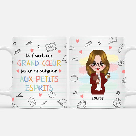 6665MFR1 mug personnalise pour professeur grand coeur pour enseigner 6665mkqwt