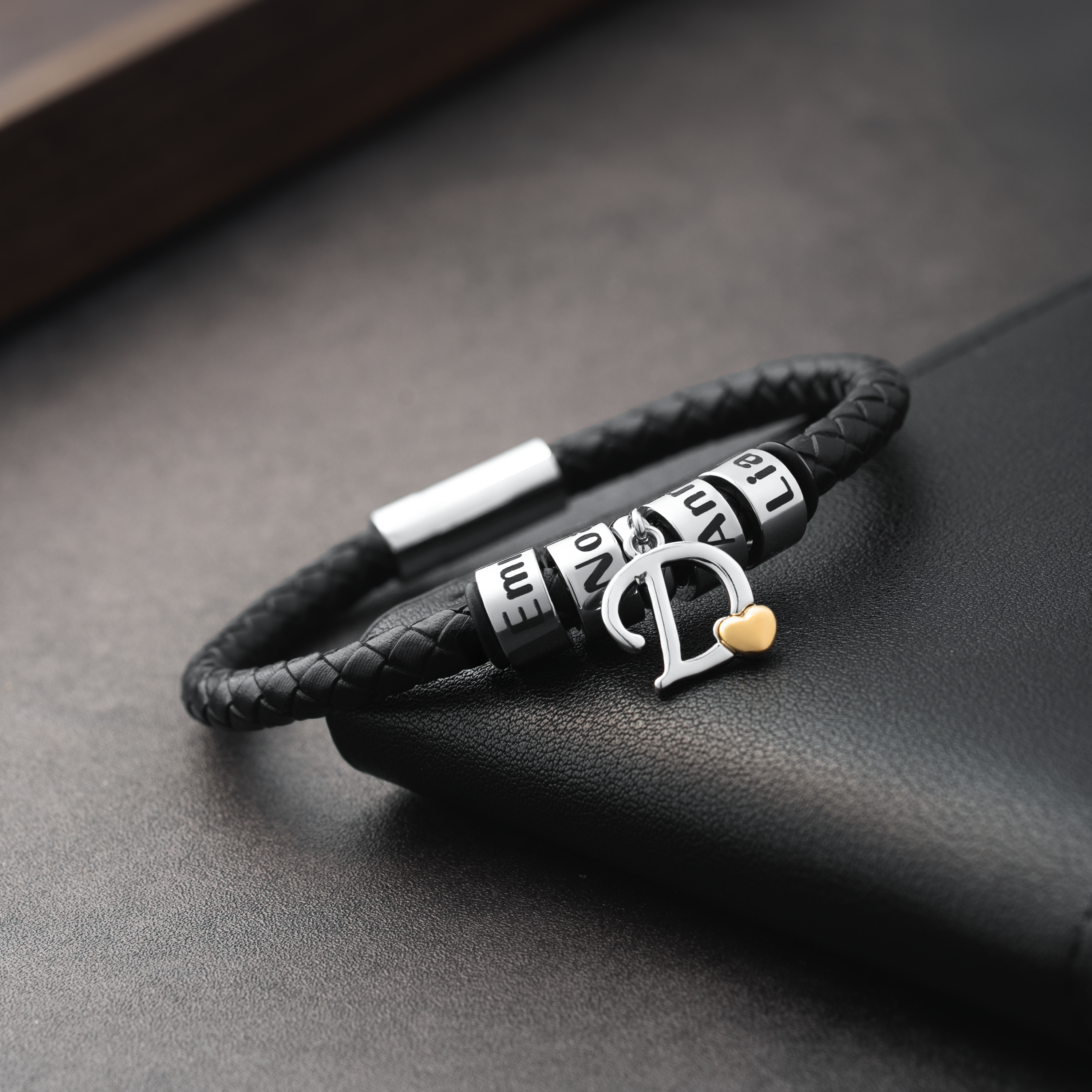 6678JFR2 bracelet cuir personnalise homme_ cadeau unique pour homme 6678j0y5b