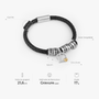 6678JFR3 bracelet cuir personnalise homme_ cadeau unique pour homme 6678j0y5b