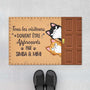 6702DFR1 paillasson chat personnalise visiteurs etre approuves par 6702dtm5d