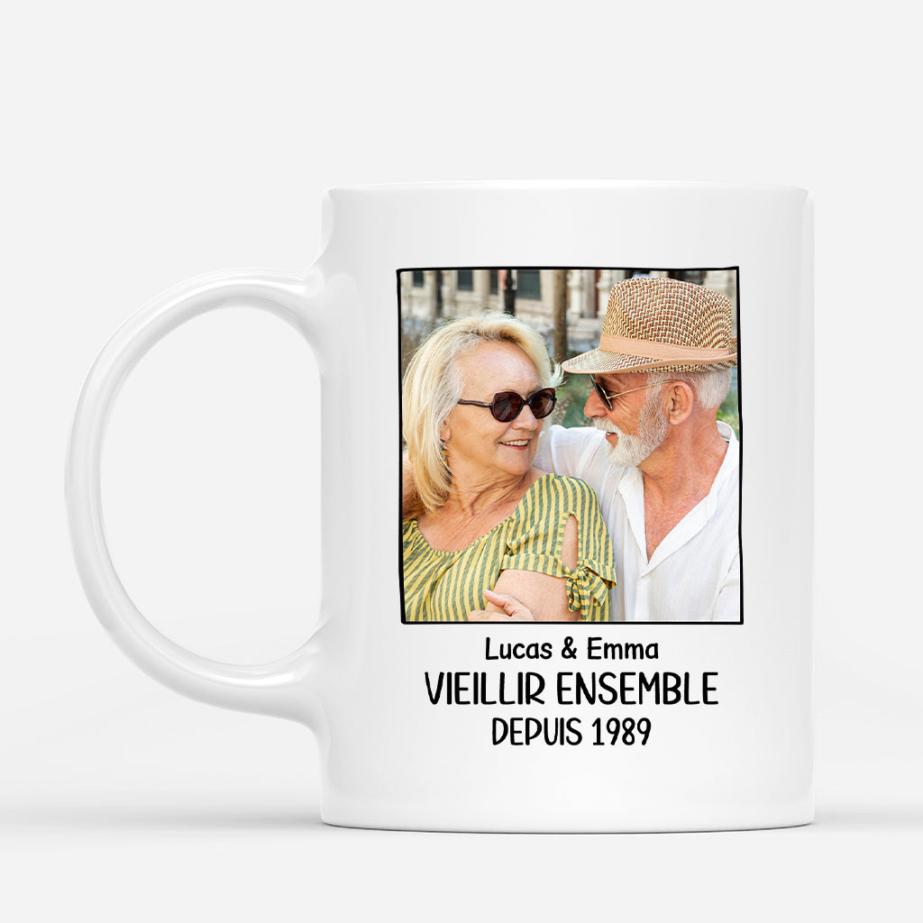 6709MFR1 mug personnalise photo pour couple vieillir ensemble depuis 6709m3tzg