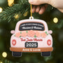 6713OFR1 effet dimpression 3d ornement noel acrylique personnalise couple pour mariage devenir monsieur et madame 6713oklcg_2
