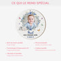 6714OFR4 ornement en bois a 1 couche personnalise avec bebe photo mon premier noel avec elephant 6714o8ptk