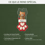 6731OFR4 ornement acrylique personnalise avec photo cadeau chat pour noel 6731otzad