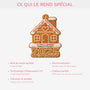 6775OFR4 ornement en bois a 1 couche personnalise famille premier noel dans nouvelle maison biscuit 6775otpni