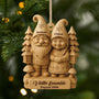 6781OFR1 effet dimpression 3d ornement noel en bois a 1 couche pour couple personnalise vieillir ensemble 6781o3l5g