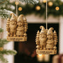 6781OFR2 effet dimpression 3d ornement noel en bois a 1 couche pour couple personnalise vieillir ensemble 6781o3l5g