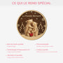 6784OFR4 effet dimpression 3d ornement noel en bois a 1 couche personnalise la famille ours 6784o3tmi