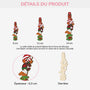6788OFR2 ornement en bois a 1 couche personnalise pour femmehomme lettres de prenom style noel 6788okl5b