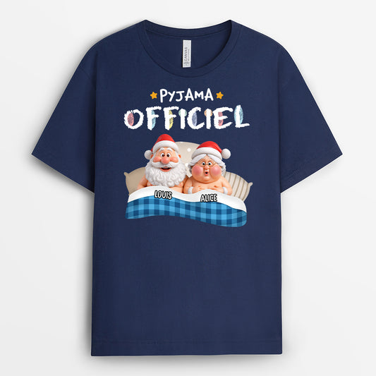 6915AFR2 t shirt personnalise couple de noel pyjama officiel pour dormir 6915a3l5g_8e956565 c47c 4e23 92d4 c2dce2605d10