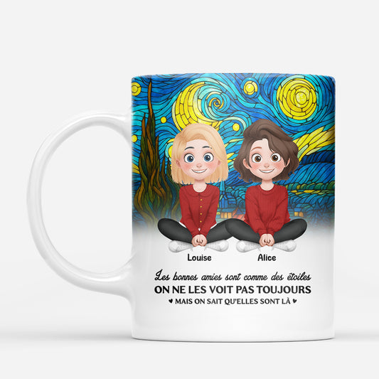 6917MFR1 mug personnalise bons amis sont toujours la 6917mklnf_1