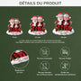 6926OFR3 effet dimpression 3d ornement acrylique personnalise pour couple pere et mere noel vieillir ensemble 6926o6vmg