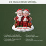 6926OFR4 effet dimpression 3d ornement acrylique personnalise pour couple pere et mere noel vieillir ensemble 6926o6vmg