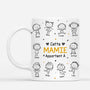 6937MFR1 mug personnalise pour mamiepapy ce papy appartient a petits personnages 6937mtymb