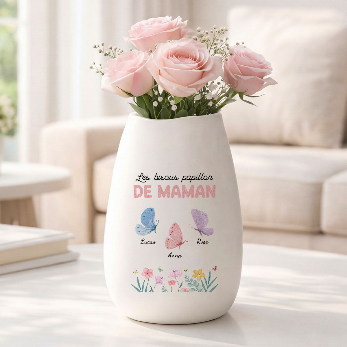6947AFR1 bisous papillon de mamie maman vase personnalise ceramique mate 6947aotvta_1