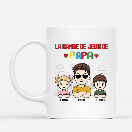 6953MFR1 mug personnalise la bande de jeux de papa 6953mkk5b