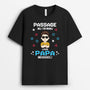 6956AFR1 t shirt personnalise futur papa gamer passage au niveau papa 6956aktmb