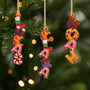 6969OUS1 3d printing effect personalized 1 layered wooden letter ornaments_ for christmas 6969OKV5B