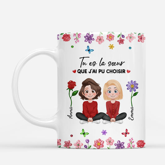 6980MFR1 effet dimpression 3d mug personnalise pour soeurfrere tu es la soeur que j_ai pu choisir 6980m6pwa