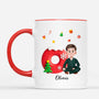 6983MFR2 mug personnalise de noel pour femmehomme lettre de mon prenom 6983m6qza