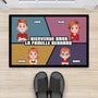 7010DFR2 paillasson personnalise famille bienvenue 7010d8tzi
