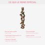 7023OFR3 ornement en bois a 1 couche personnalise pour femmehomme lettres style laine de noel 7023o6t5a