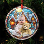 7024OFR2 ornement en verre personnalise avec photo veillee de noel en famille 7024o3q5i