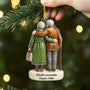 7026OFR2 effet dimpression 3d ornement noel acrylique personnalise pour vieux couple vieillir ensemble 7026o3t5g