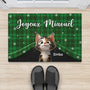 7034DFR1 paillasson personnalise chat joyeux noel de notre famille 7034dtlnd_2