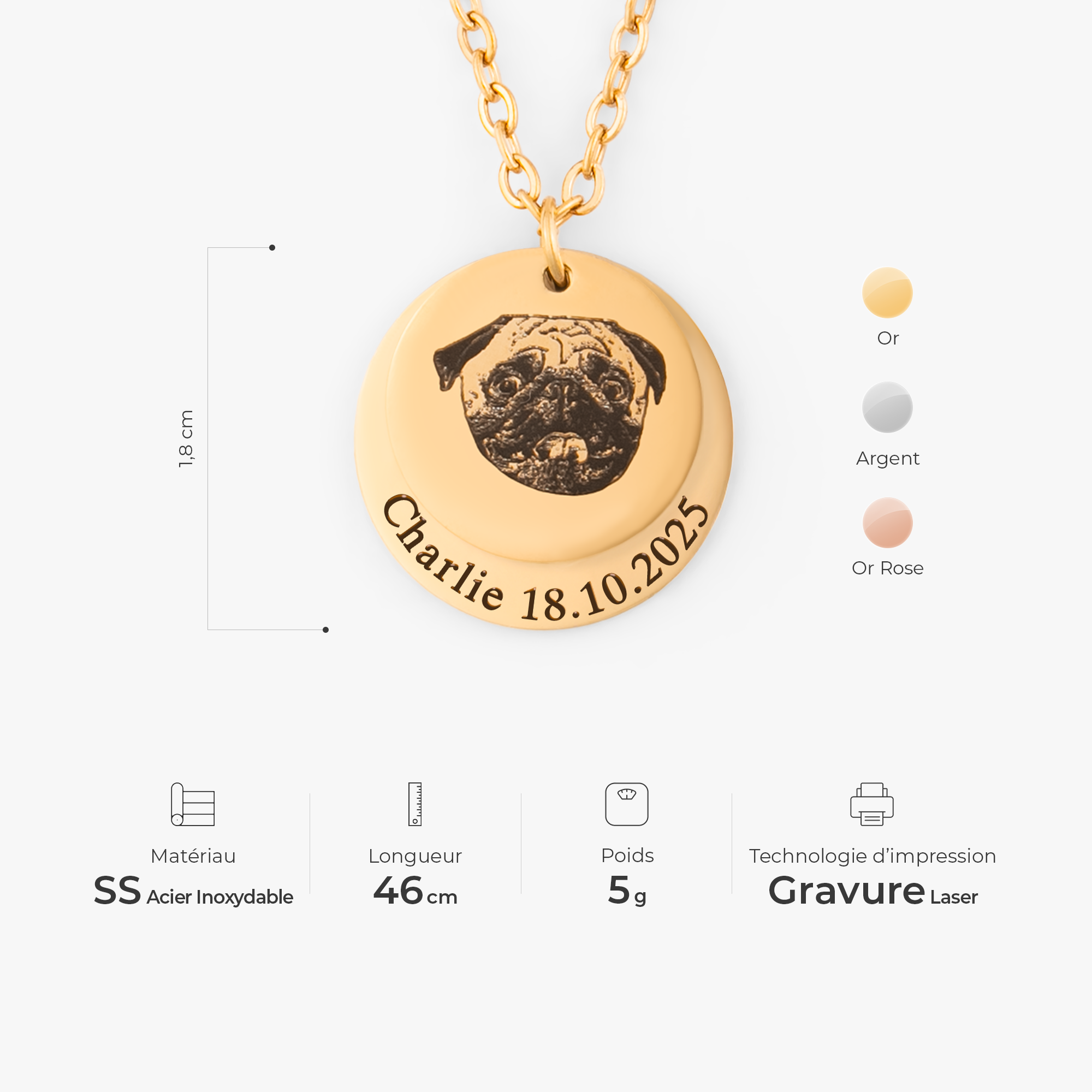 7041JFR1 collier personnalise avec photo chienchat mon animal de compagnie 7041j0l5c_3