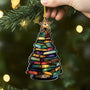 7044OFR2 effet dimpression 3d ornement acrylique personnalise pour femmehomme sapin pour fille qui aime les livres 7044oktca