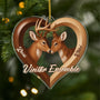 7048OFR1 effet dimpression 3d ornement noel acrylique personnalise couple toi  moi ca va le faire 7048o