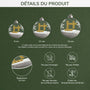 7057OFR3 effet dimpression 3d ornement acrylique personnalise boule de noel avec mots croises 7057o8l5i