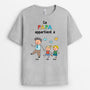 7078AFR2 ce papa cette maman appartient a t shirt personnalise maman papa 7078atpaa