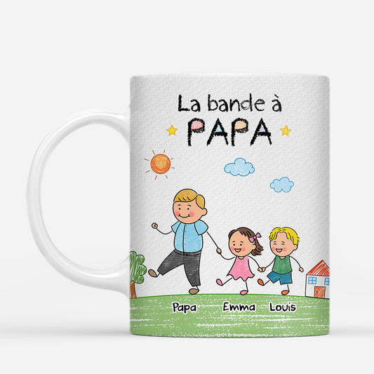 7083MFR1 mug personnalise la bande a papa maman de plein air 7083m3pzb