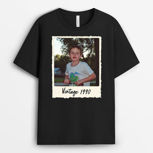 7112AFR1 t shirt personnalise photo pour femmehomme vintage 7112a6zca