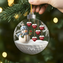 7131OFR2 effet dimpression 3d ornement acrylique personnalise boule de noel avec mamie papy 7131o8t5a