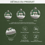 7136OFR3 effet dimpression 3d ornement acrylique personnalise couple avec neige vieillir ensemble 7136o8q5g
