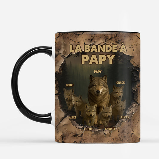 7138MFR1 effet dimpression 3d mug personnalise la bande a papa loup papy loup 7138mklab_2