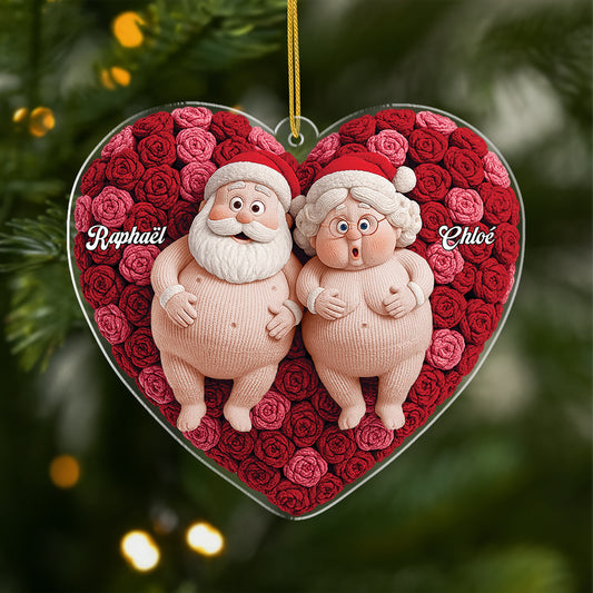 7150OFR1 effet dimpression 3d ornement acrylique personnalise cadeau de noel pour couple_ unique 7150o3pqg