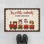 7202DFR1 paillasson personnalise famille petits enfants sont gates 7202d6kzi