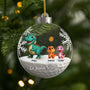 7214OFR1 ornement acrylique personnalise la bande a mamie papy dinosaure 7214o6l5b