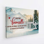 7215CFR2 toile mot croise personnalise rentrer a la maison pour noel 7215c6t5i
