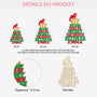 7228OFR3 ornement en bois a 1 couche personnalise pour femmehomme sapin de noel_ humour avec argots 7228oktma