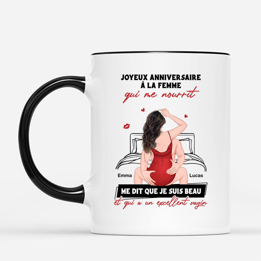 7233MFR2 mug personnalise couple joyeux anniversaire a mon hommefemme 7233mktwg