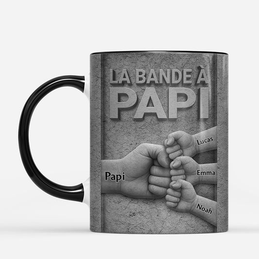 7244MFR2 effet dimpression 3d mug personnalise la bande a papa papy fort 7244m3qmb