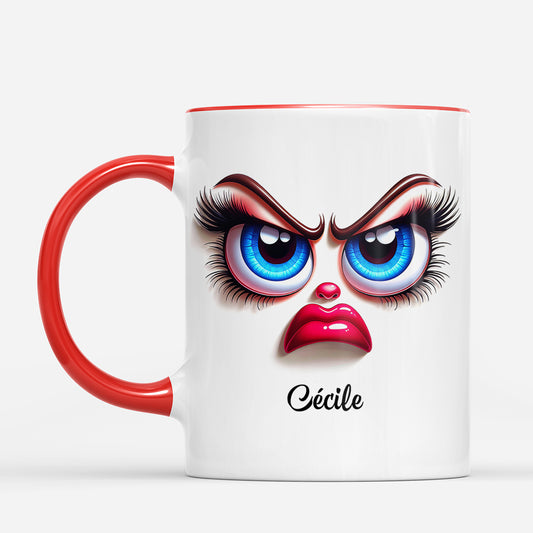 7279MFR2 mug personnalise femme mug visage humeur 7279m3pca